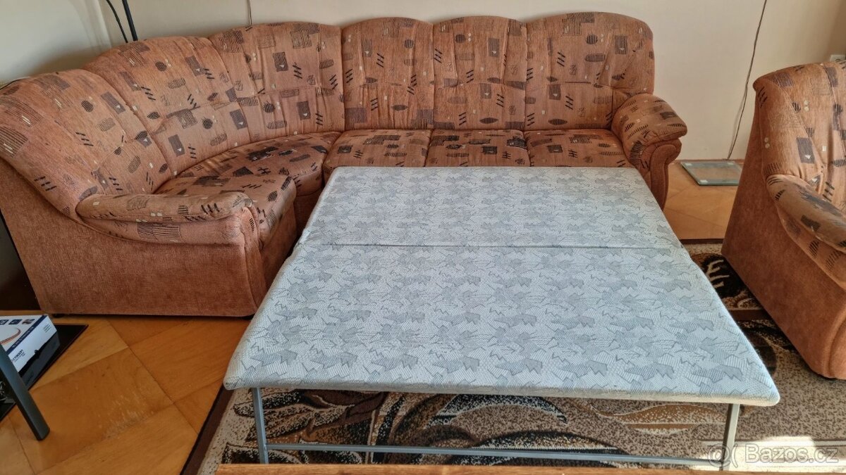 Rohová sedačka s křeslem - 4