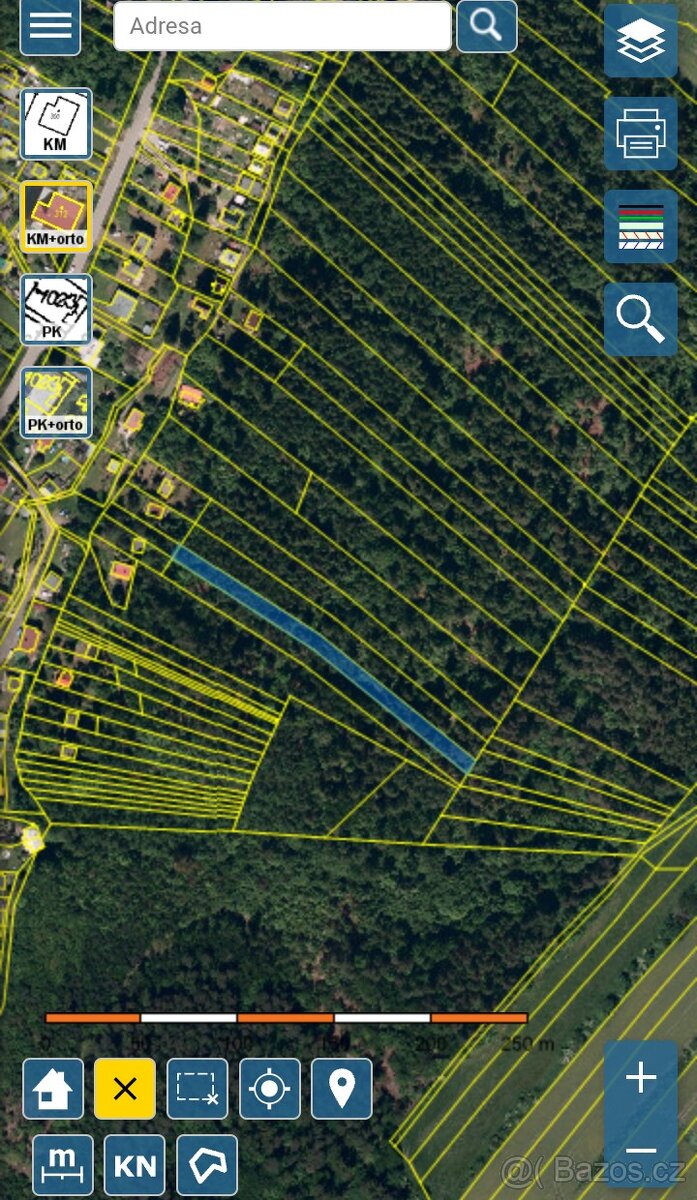 Lesní pozemek 2883m2 - 4
