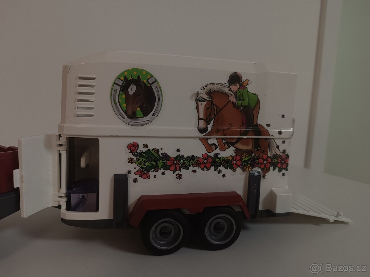 Schleich auto přívoz a kůň - 4