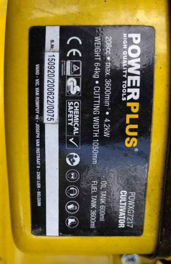 Powerplus kultivator - 4