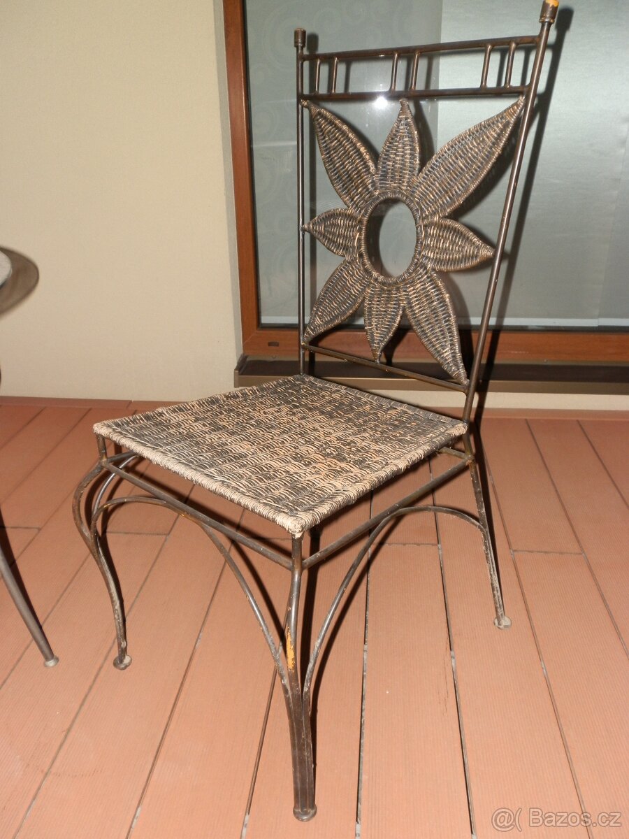 Zahradní set stůl / 2ks židle - styl provance - 4