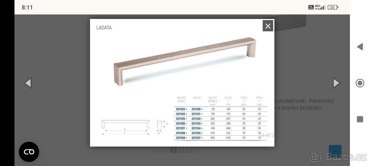 Úchytky TULIP Lacata - 4