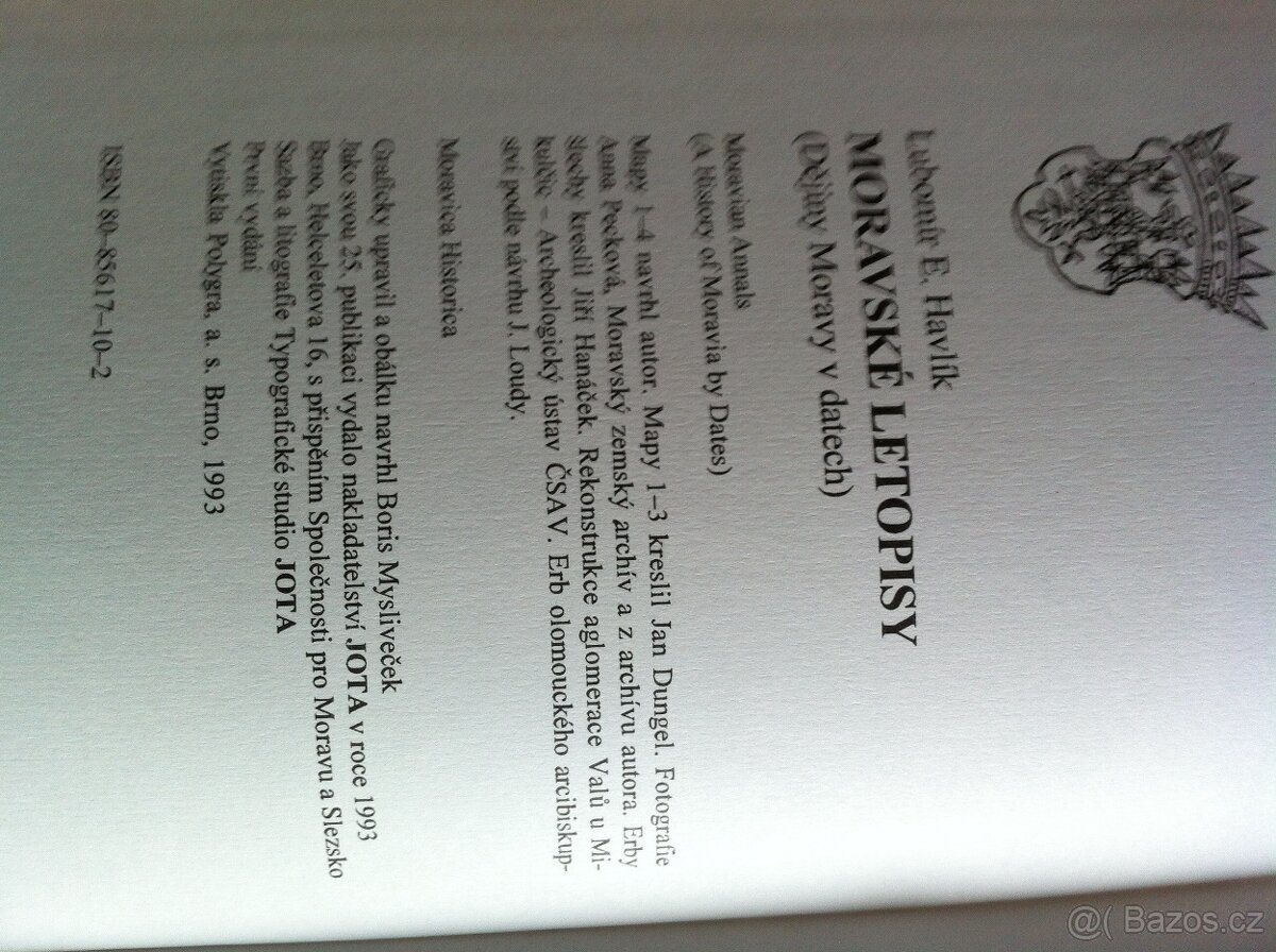 Lubomír E. Havlík: Moravské letopisy - 4