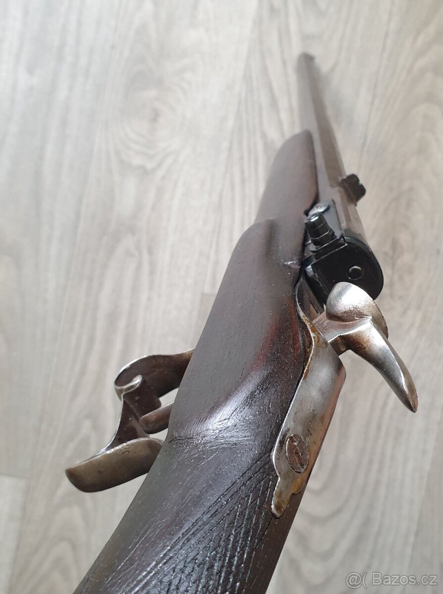 Historická puška Warnant cal.22RF Long 1887 drážkovaná - 4