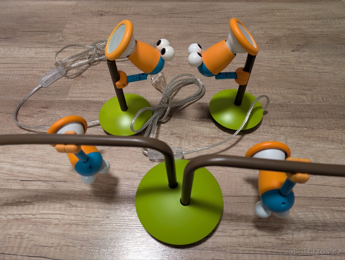 PHILIPS MYKIDSROOM BIRDEY stropní světlo + 2x lampička - 4