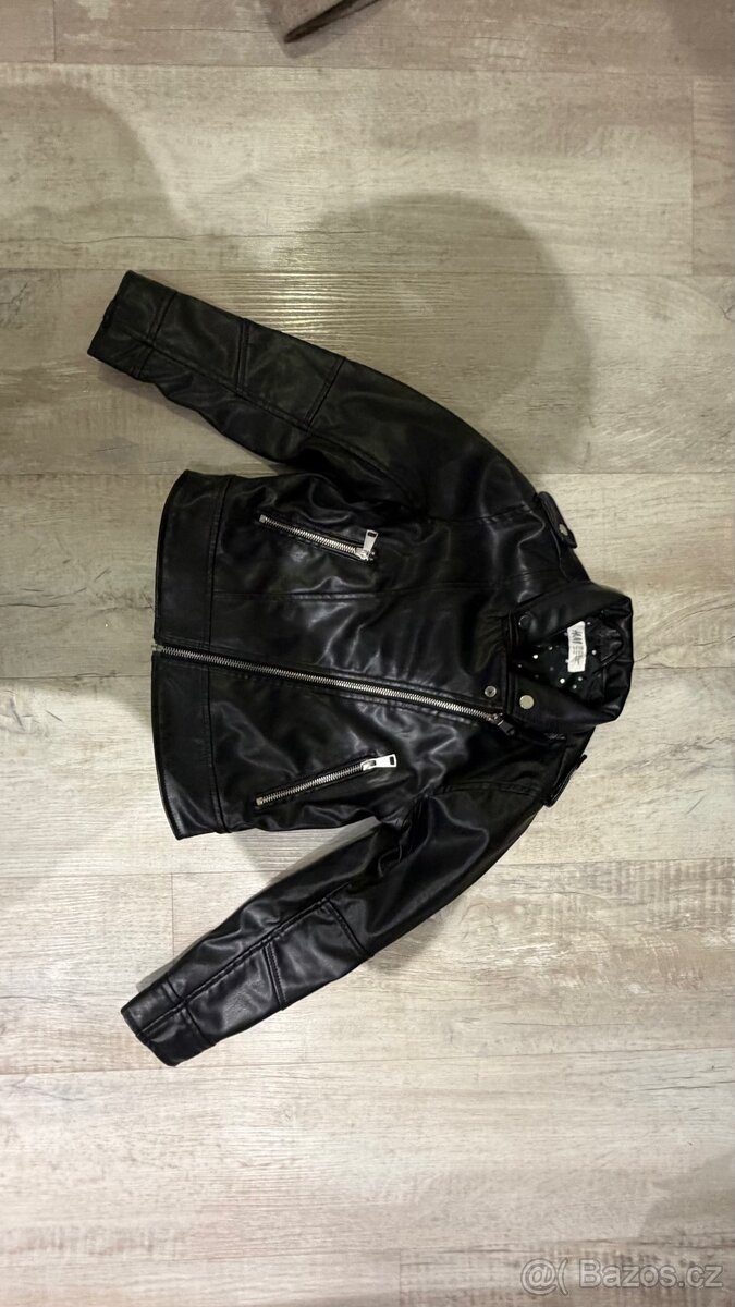 Dětská kožená bunda HM - 4