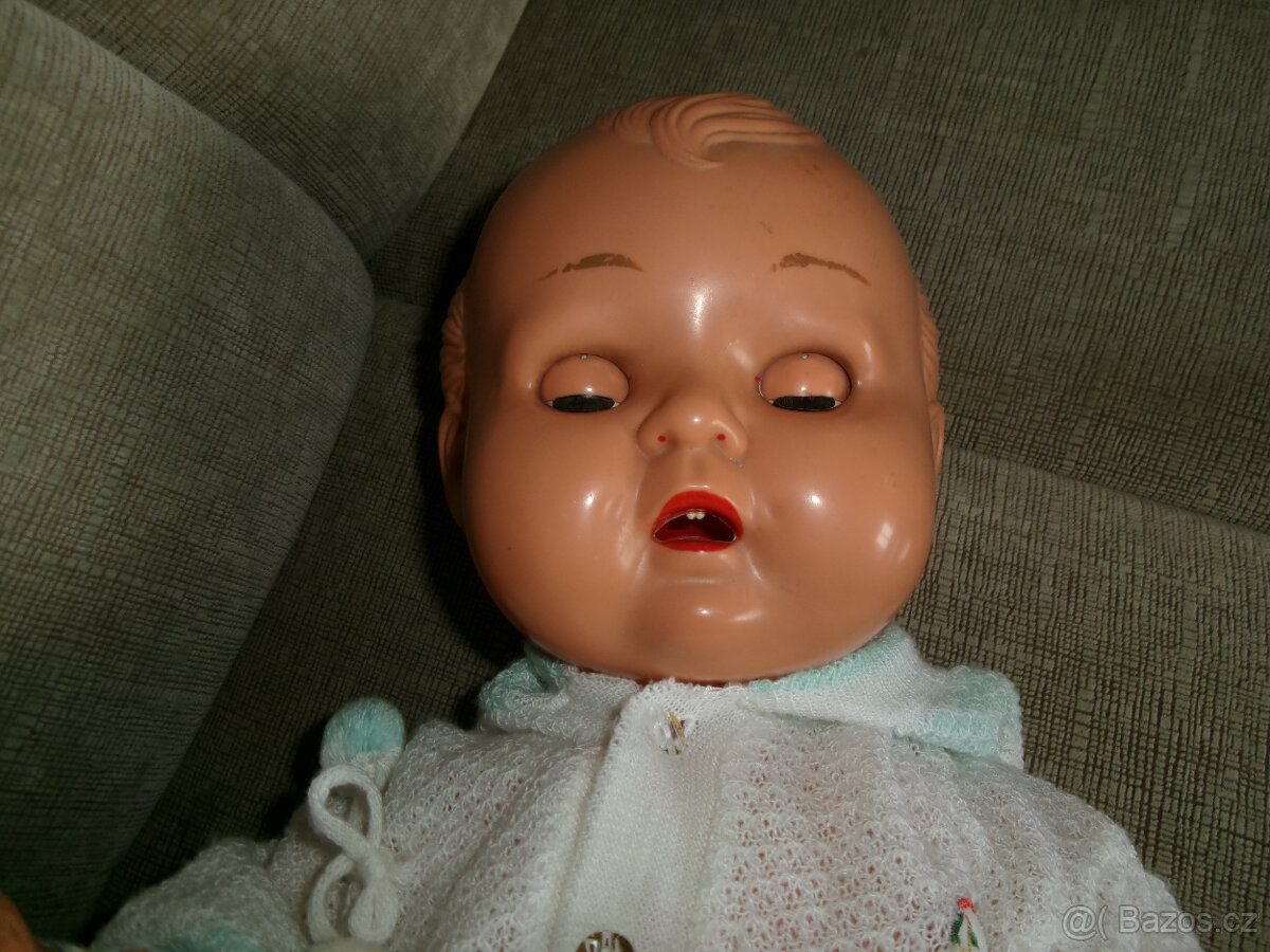 Velká retro panenka zn.KADER 65 cm - 4