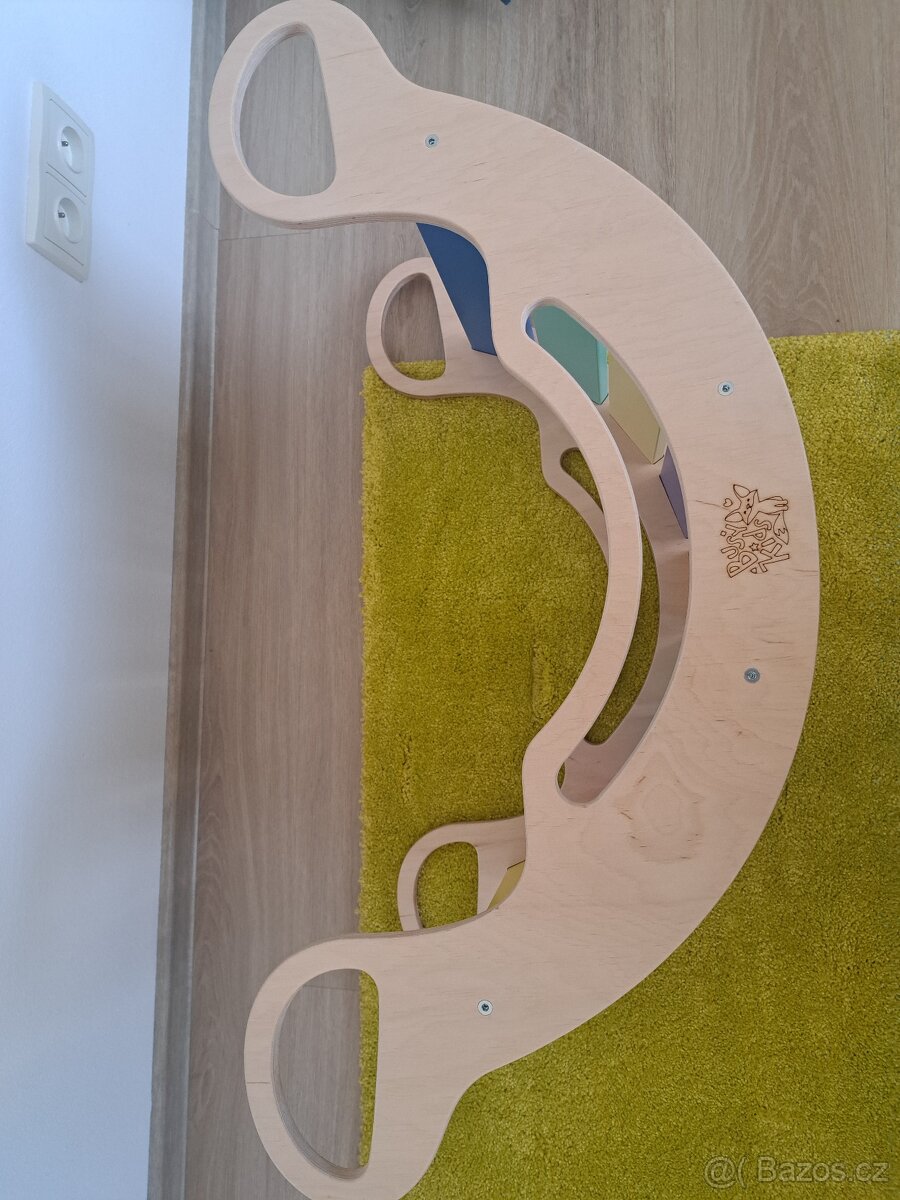 Montessori houpačka 5in1 s prknem - 4