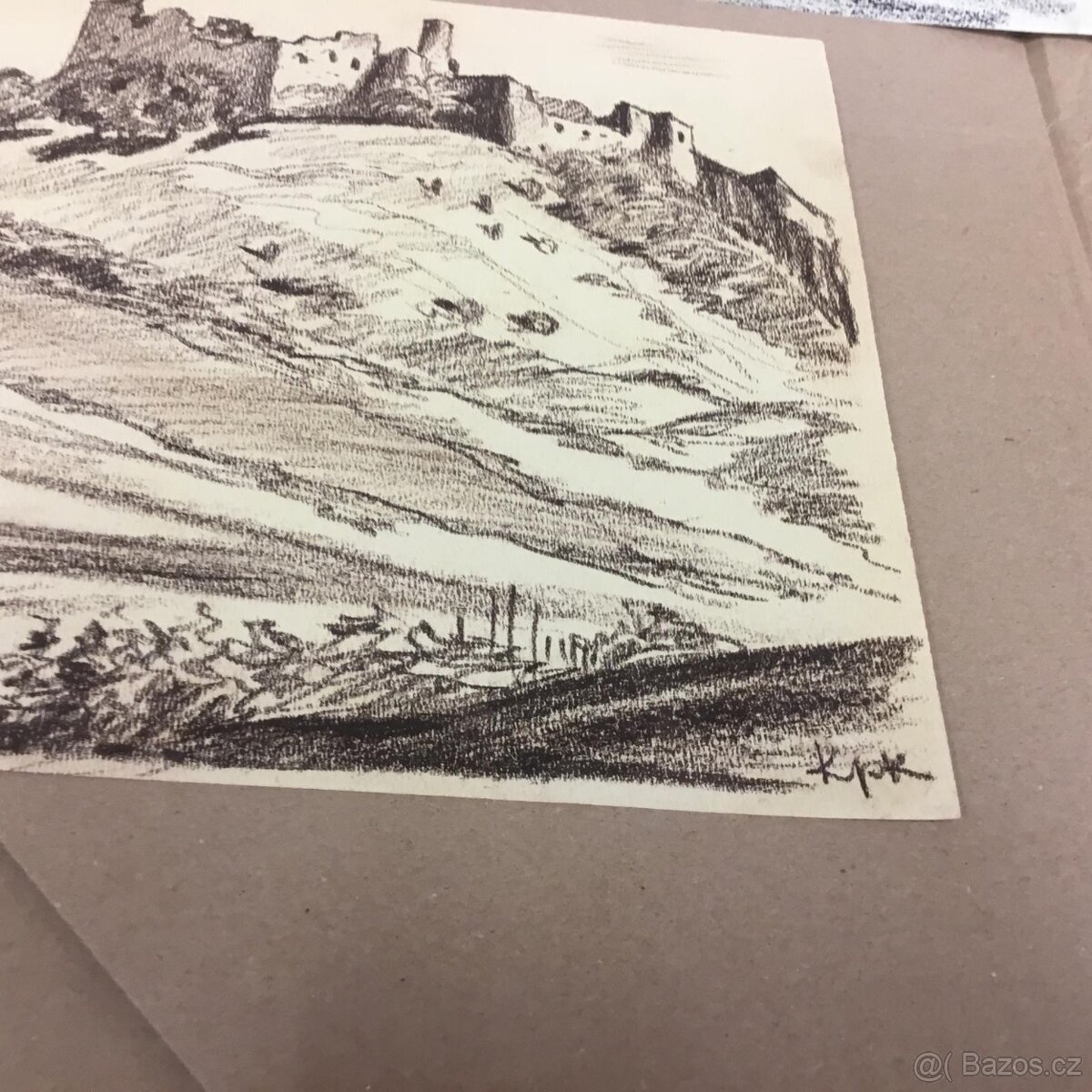 Jan Konůpek dve originalni kresby - 4