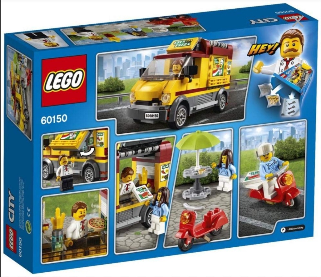Lego 60150 dodávka s pizzou - 4