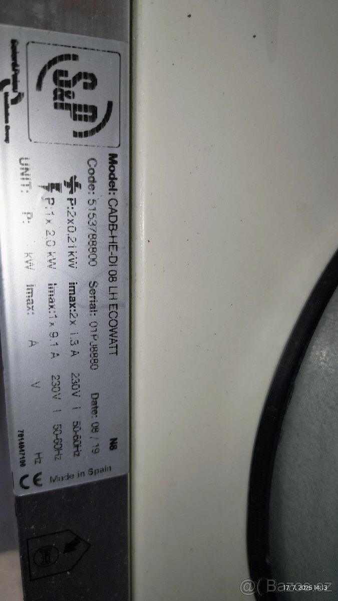 Rekuperační jednotka Soler & Palau CADB‑DI 08 - 4