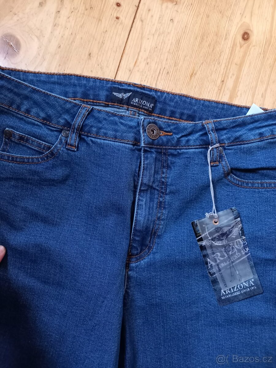 dámské prodloužené džíny arizona 40 - 4