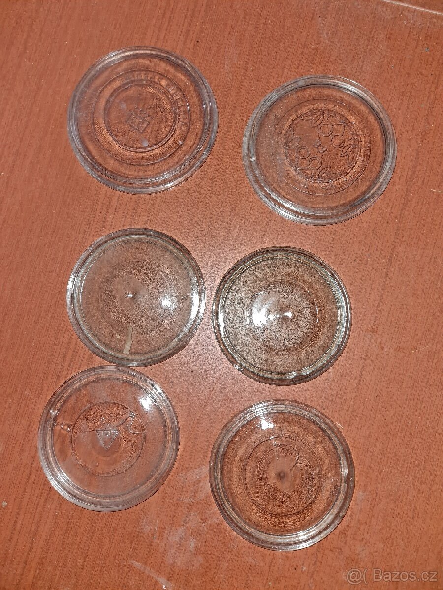 Staré retro sklenice - zavařovačky - 4