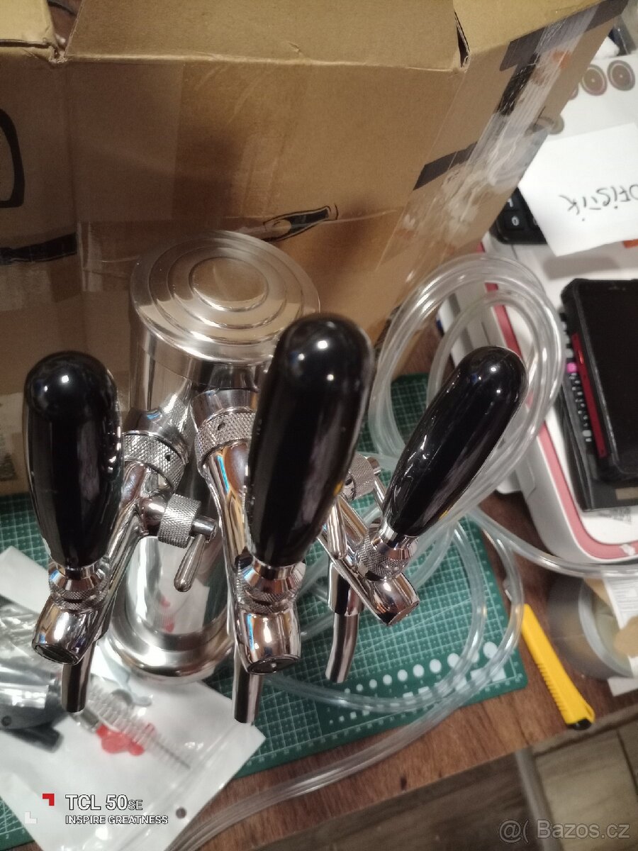 Výčepní pípa 3 pákové kohouty - 4