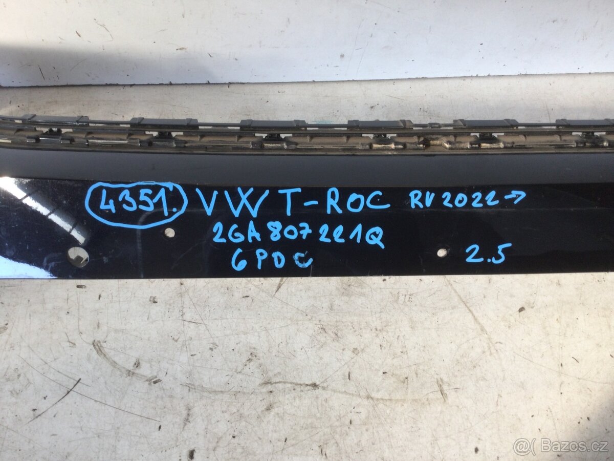 Přední nárazník VW T-ROC RV 2022 2GA807221Q - 4
