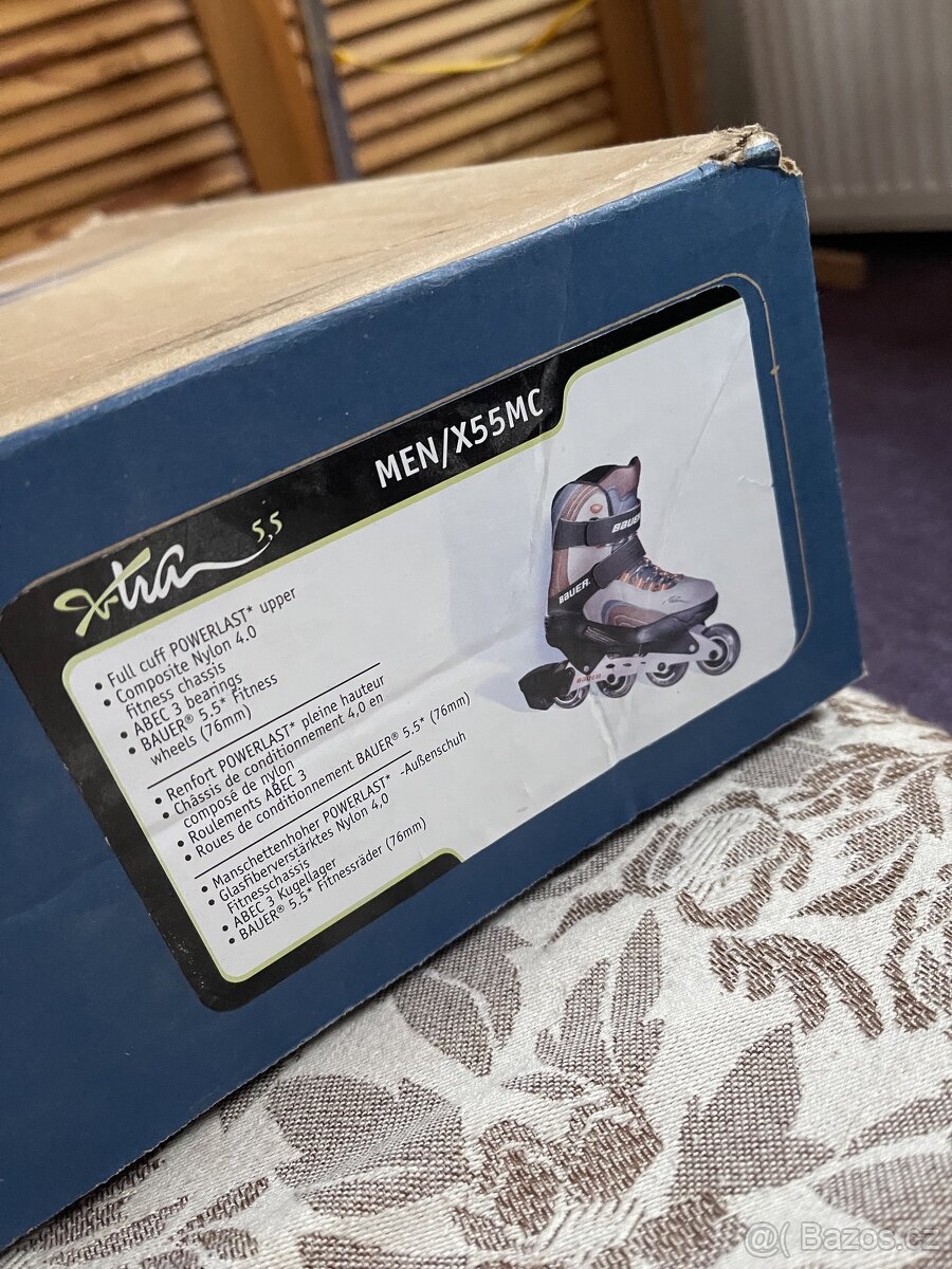 in-line brusle Bauer vel. 43 - 4