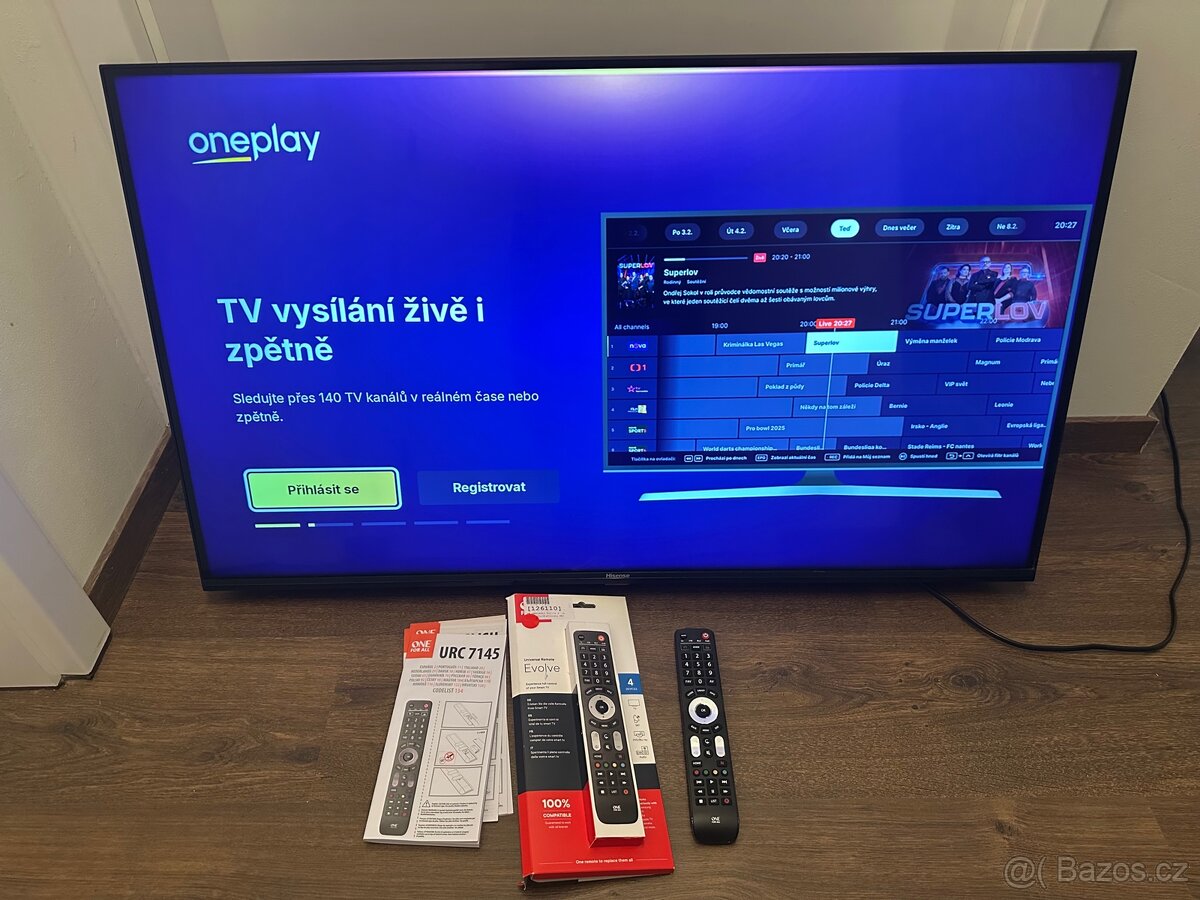 4K smart televize Hisense - WiFi - 43” - 108cm - 4