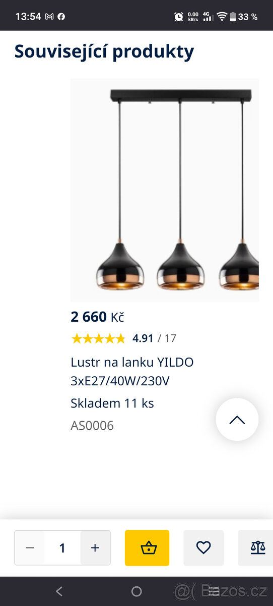 Lustr obývák, kuchyň, jídelna YILDO - 4