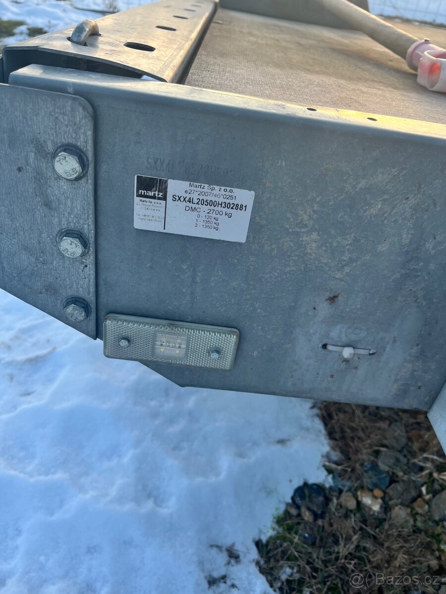 Přívěsný vozík / Autopřepravník Martz GT Plateau - 4