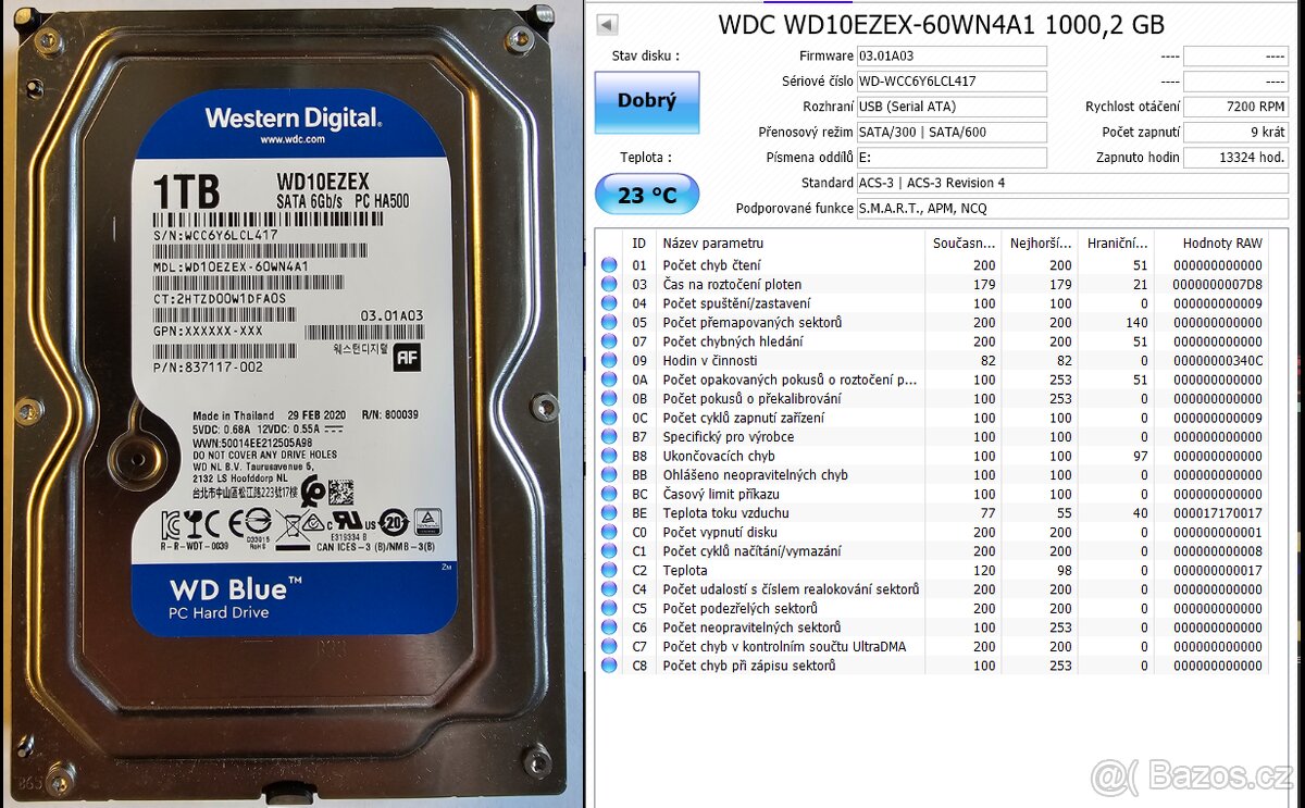 HDD WD Blue 1TB, WD10EZRZ - 4