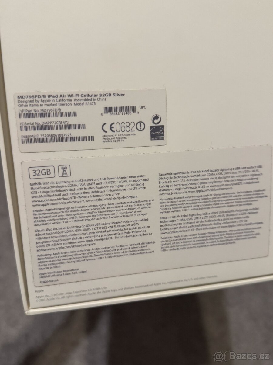 Krabice na iPad Air Wi-fi Cellullar - 4