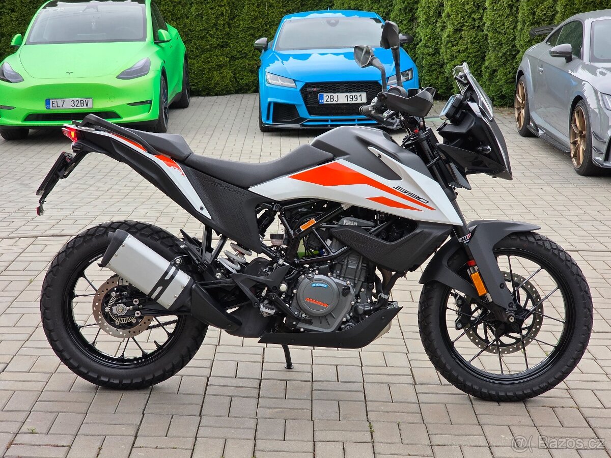 KTM 390 Adventure, původ ČR, TOP stav, 4.760km