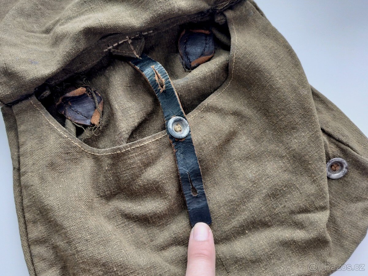 Originál malá polní Wehrmacht Brotbeutel M31 WH batoh - 4