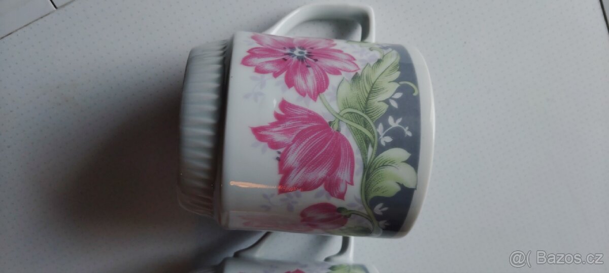 Retro sběratelské hrnky Royal Dux Bohemia Czechoslovakia - 4