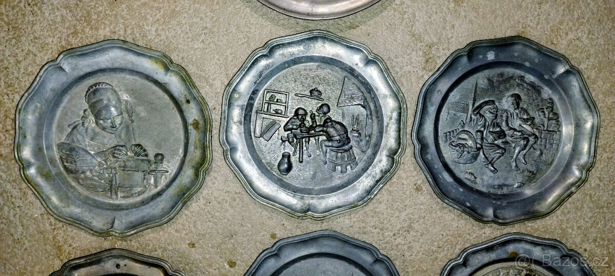 Cínové talíře - 4