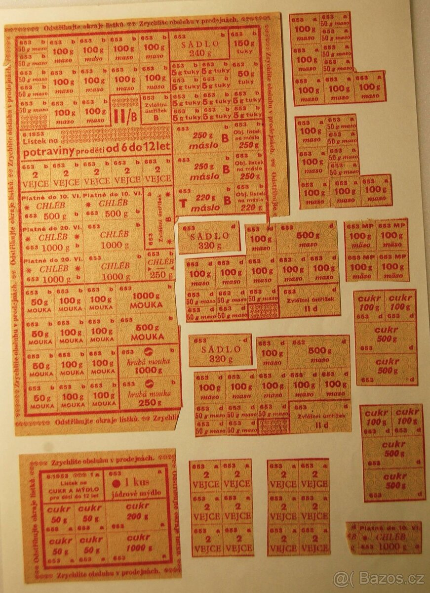 Potravinové lístky - 4