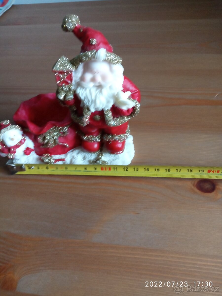 Vánoční svícen Děda Mráz - 4