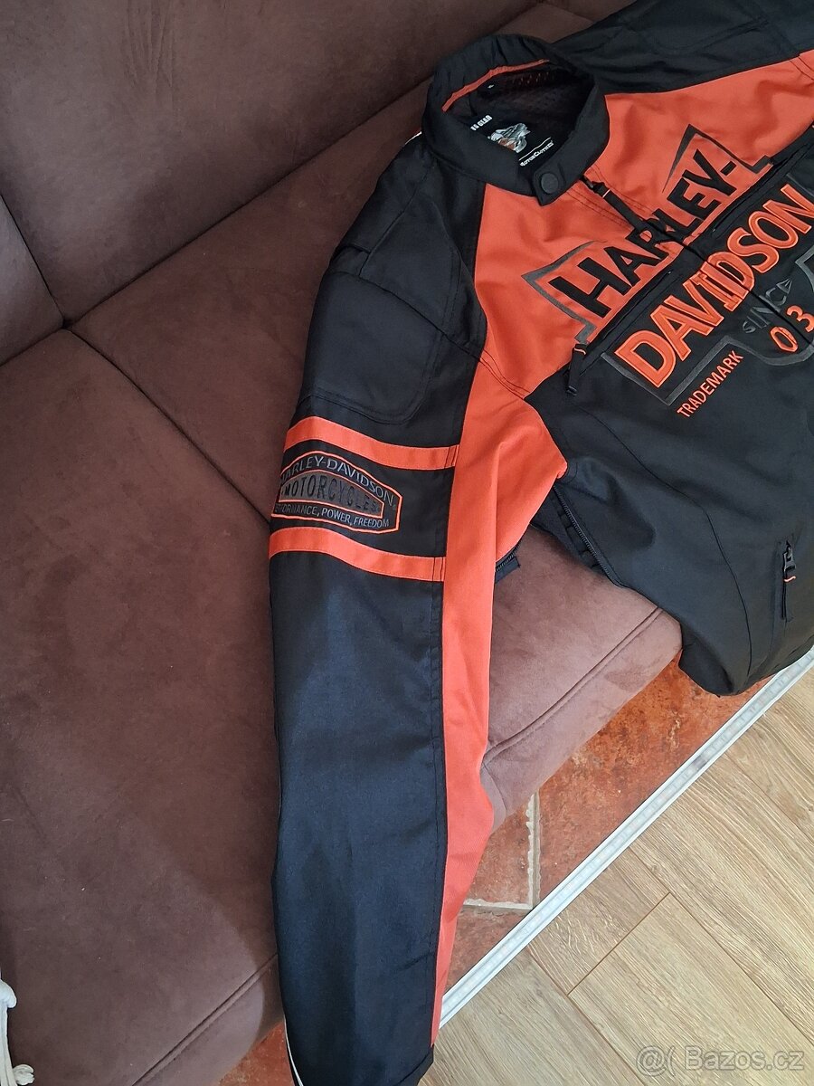 Prodám bundu textil. Harley davidson - 4
