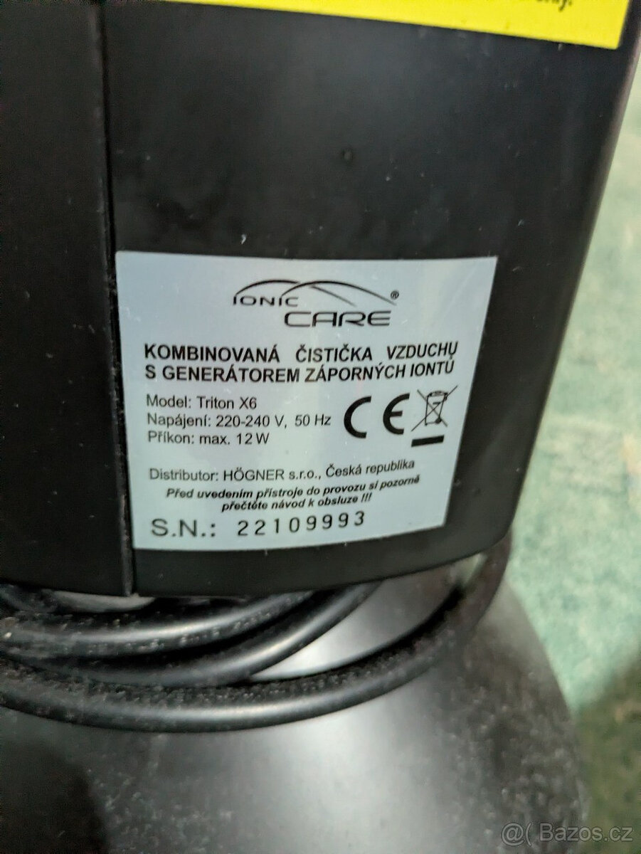 Čistička vzduchu Ionic-CARE Triton X6 - 4