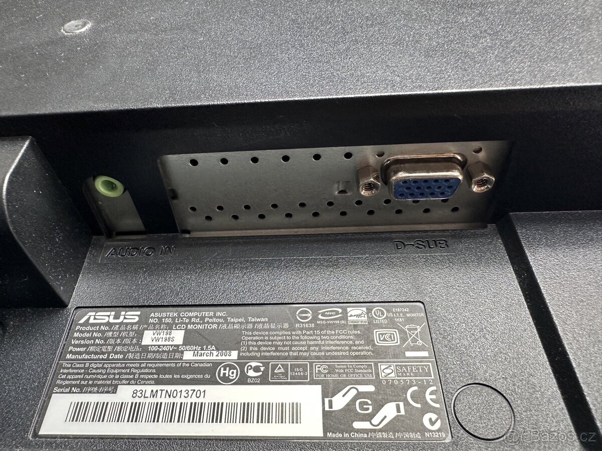 Monitor Asus vw198s - 4