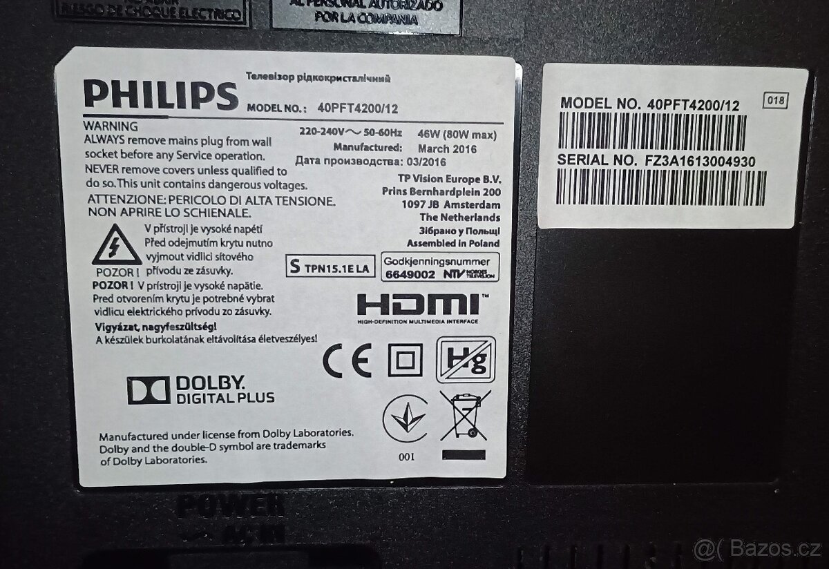 TV Philips 40" Full HD - 4