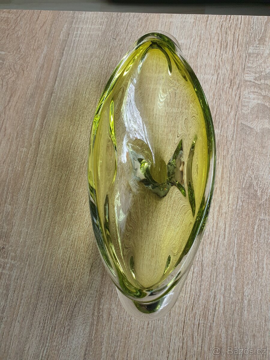 Hutní sklo Žardiniéra, miska - 4