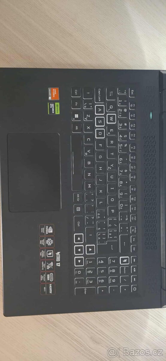 Acer nitro AN17-41 RTX 4070 - záruka - 4