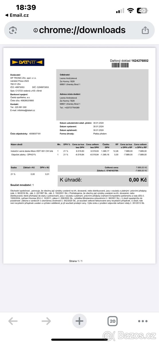 Indukční varná deska Mora - 4