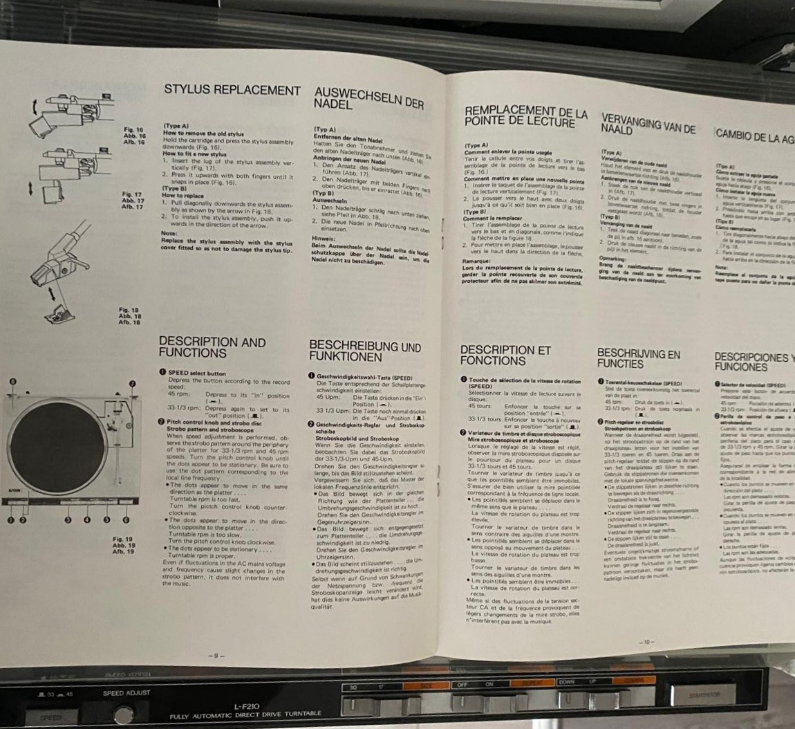 Gramofon JVC L-F 210 B /Japan 1985/ TOP STAV - 4