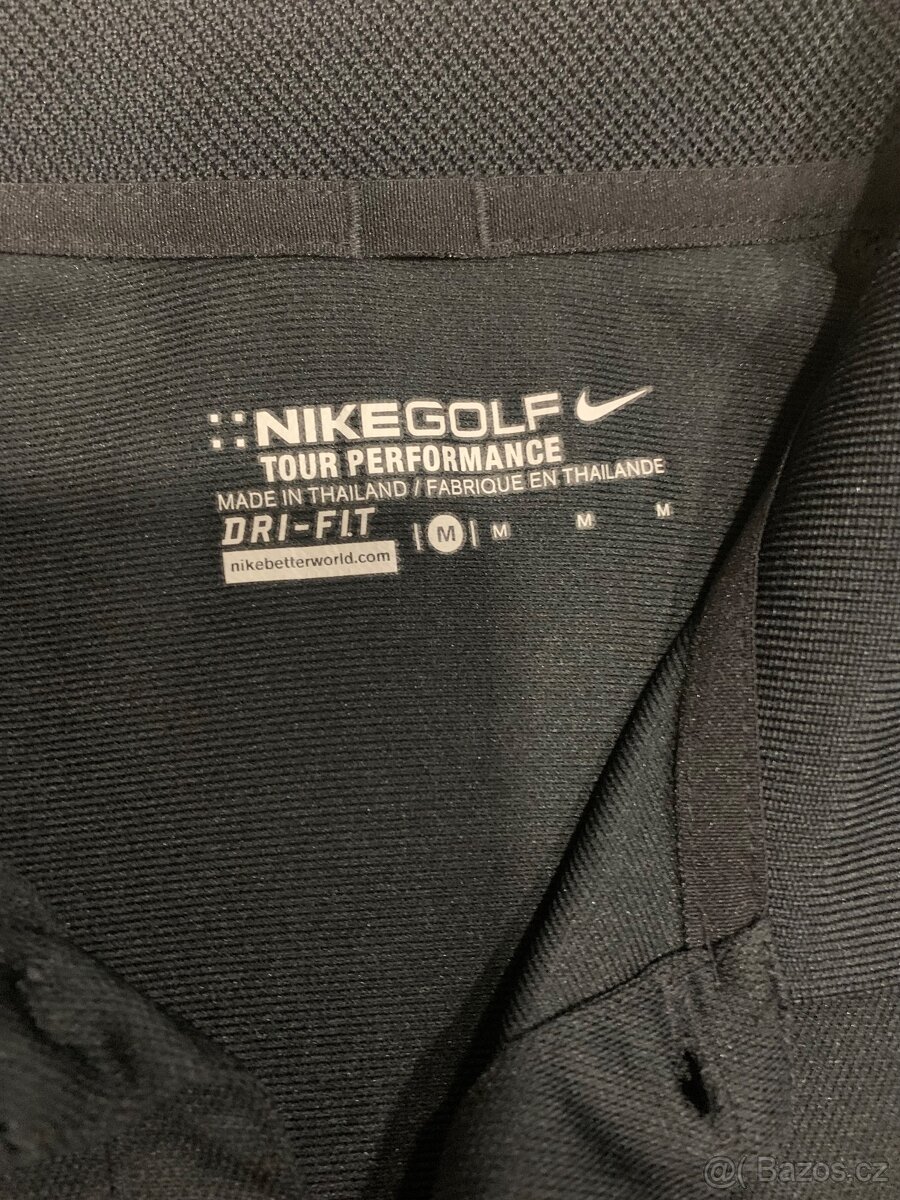 Pánské polo triko Nike golf, velikost M, černé - 4