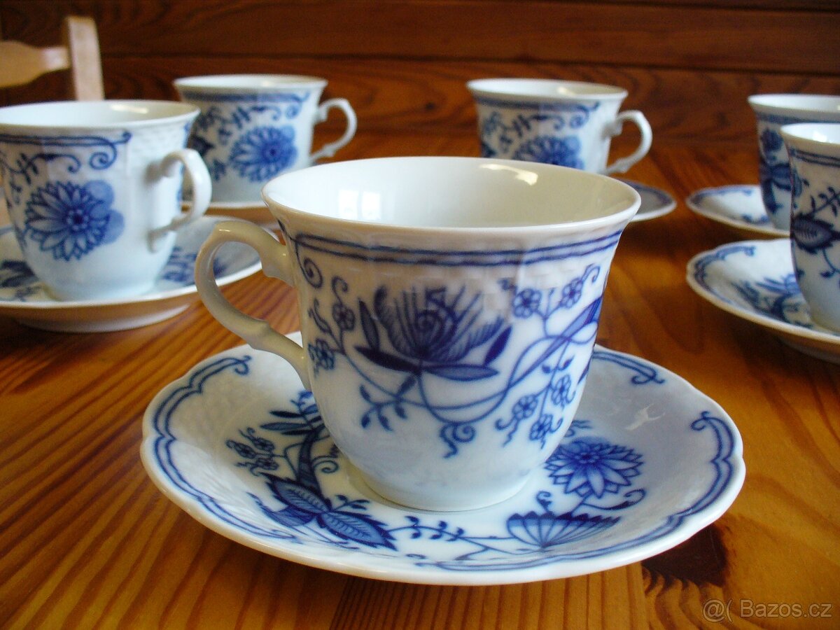 Cibulák - 6 šálků s podšálky - 4