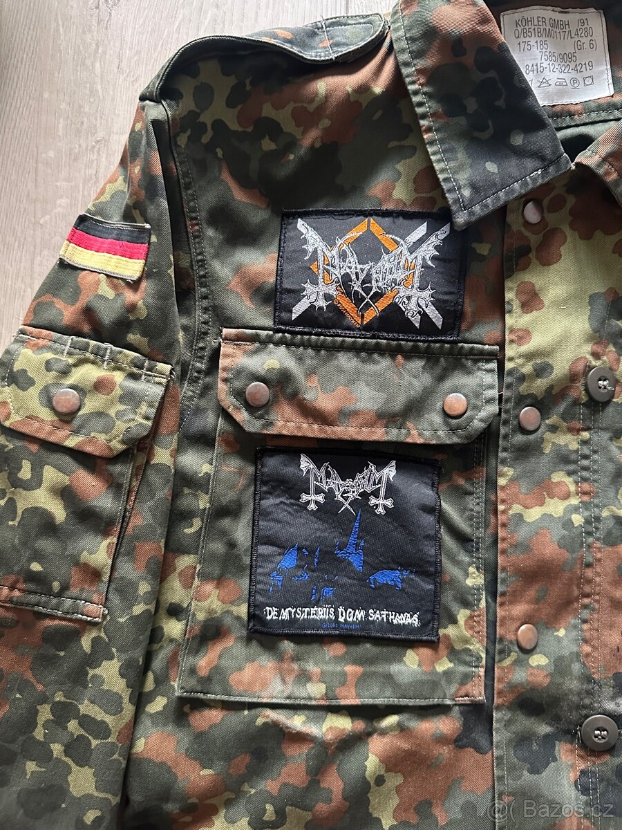 Metalová bunda s nášivkami - 4