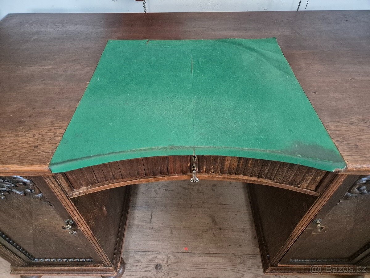 STAROŽITNÝ PSACÍ STŮL - PROSTOROVÝ - 4