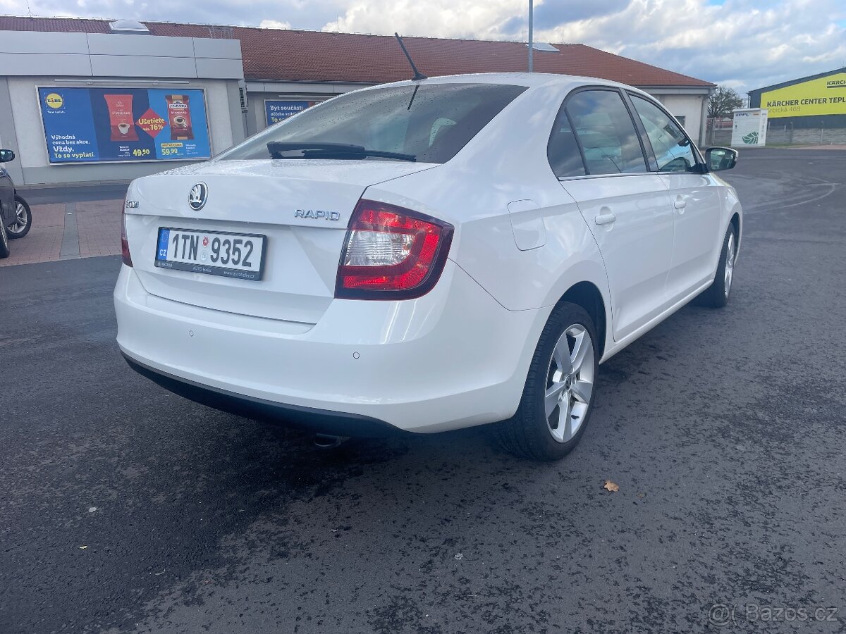 Škoda Rapid 1.0 Tsi 81 kw,ČR,100% servis ŠKODA + ZIMNÍ PNEU - 4