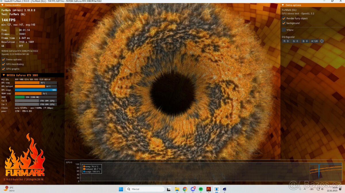 PC – (RTX 3080), i9-13900K, plně funkční, osobní předání - 4