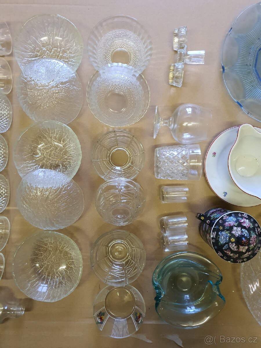 Broušené sklo a mix starých věcí - 4