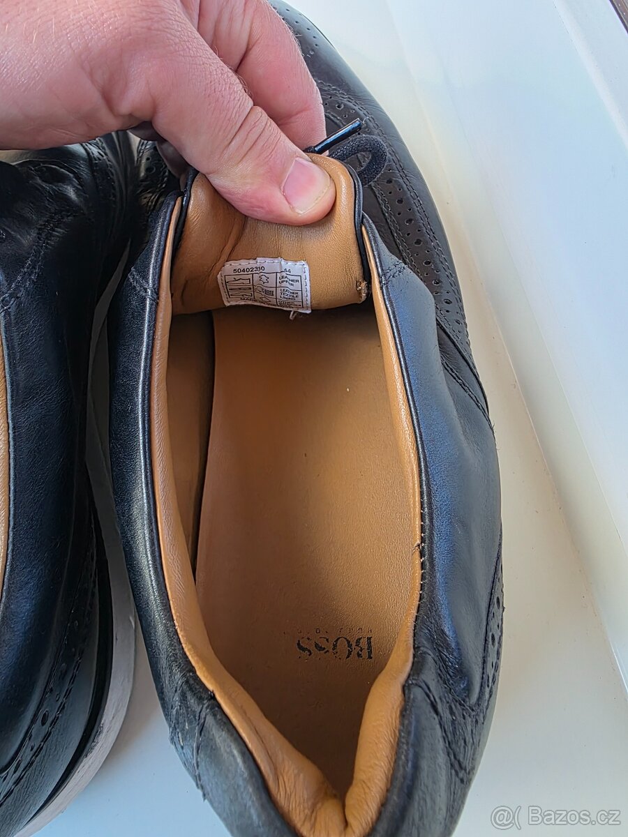 Hugo Boss - kožené boty - 4