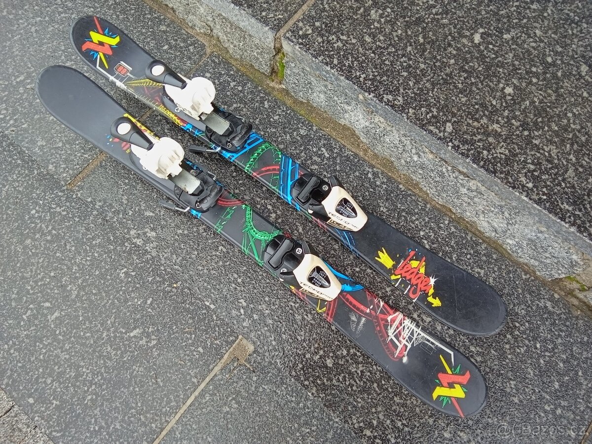 Dětské lyže 90 cm a boty - 4