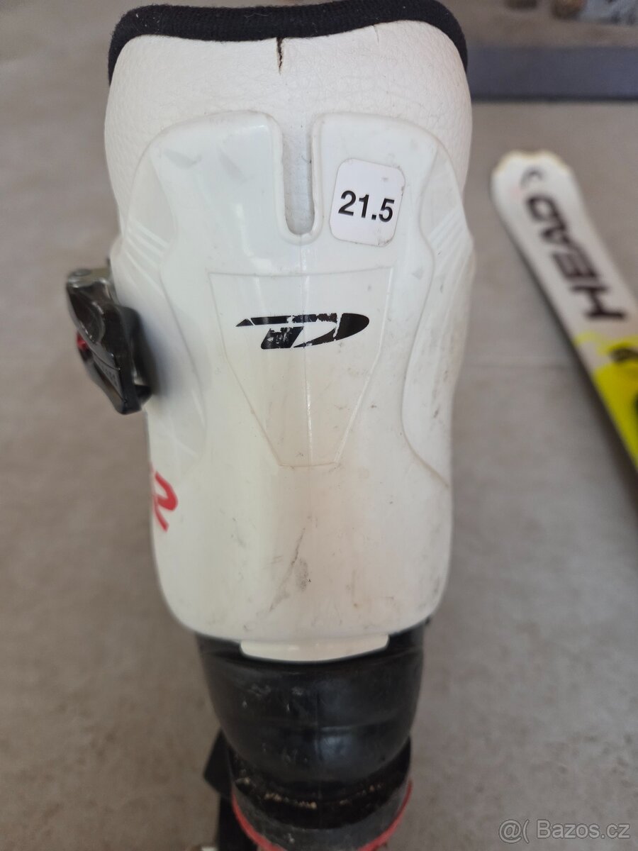 Lyže Head 127 cm + lyžáky 21.5 - 4