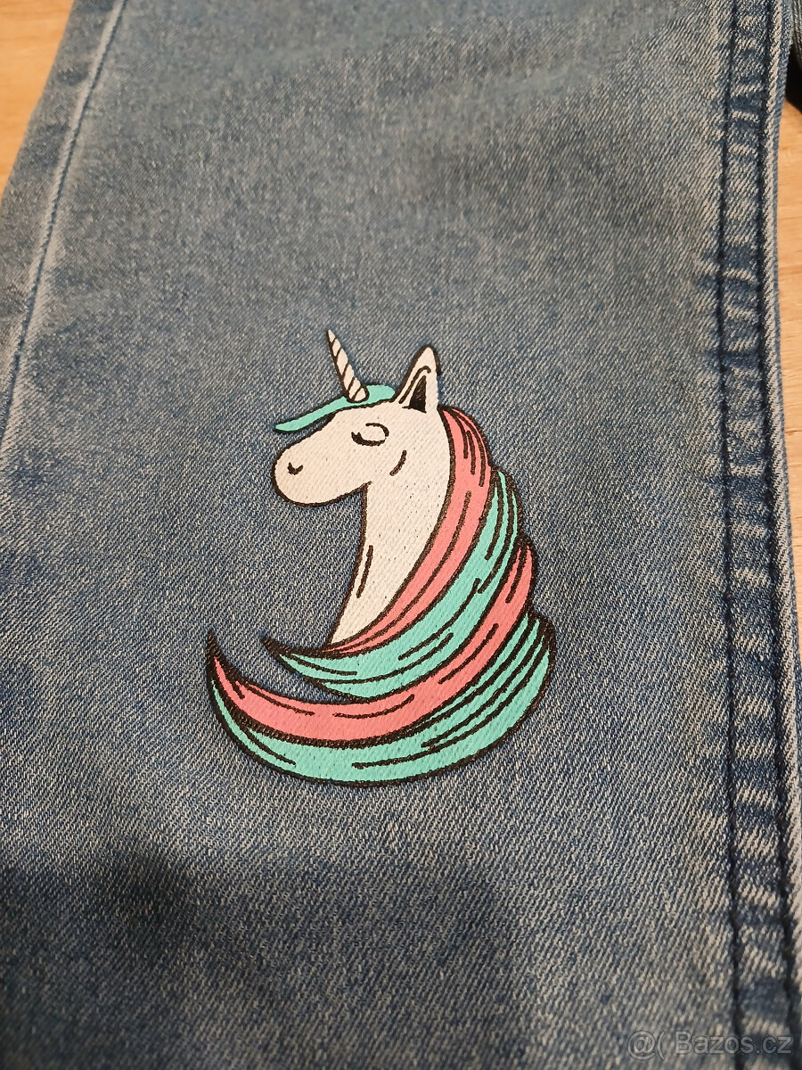 džíny/legíny/džegíny unicorn vel. 122 - 4